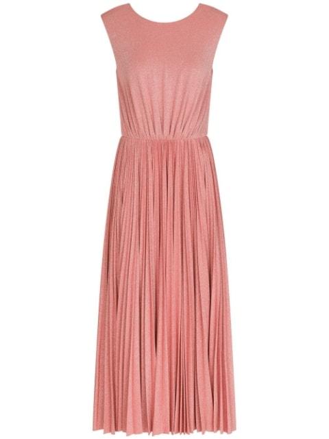 lamé-effect midi dress by DOLCE&GABBANA