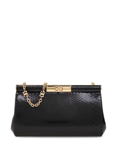 leather clutch bag by DOLCE&GABBANA
