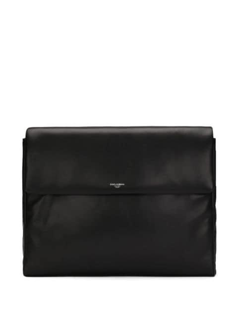 leather messenger bag by DOLCE&GABBANA