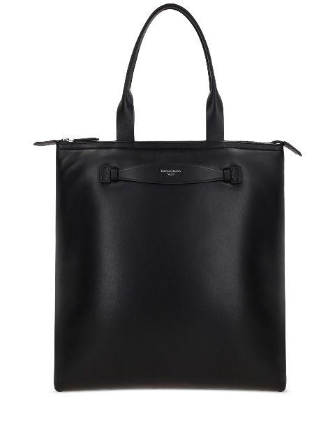 leather tote bag by DOLCE&GABBANA