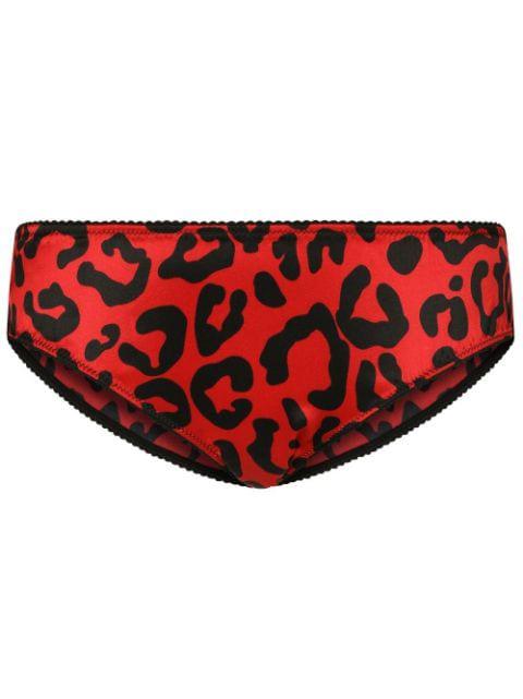 leopard-print briefs by DOLCE&GABBANA