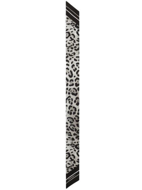leopard-print scarf by DOLCE&GABBANA