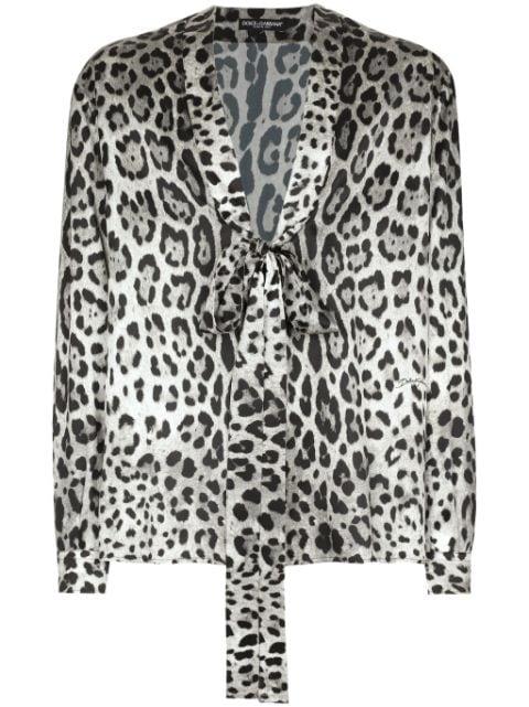 leopard-print shirt by DOLCE&GABBANA