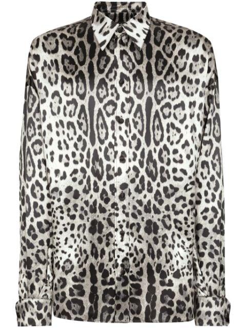 leopard-print shirt by DOLCE&GABBANA
