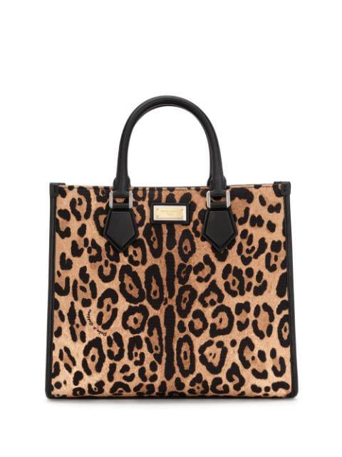 leopard-print tote bag by DOLCE&GABBANA
