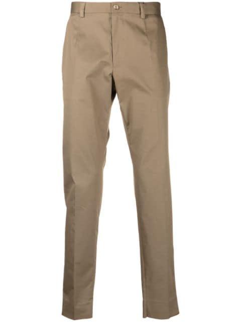 linen chinos by DOLCE&GABBANA