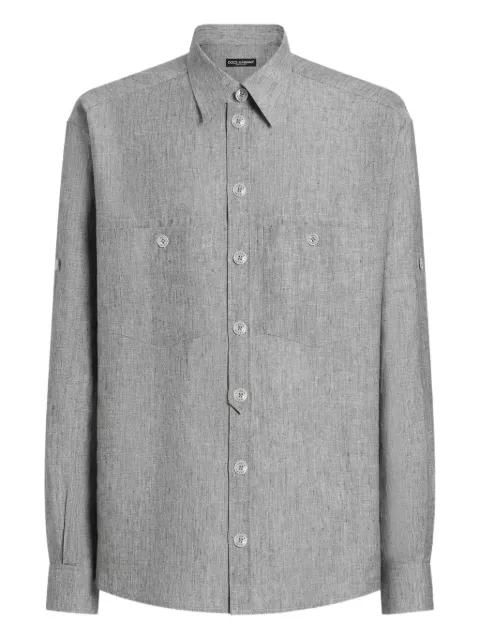 linen shirt by DOLCE&GABBANA