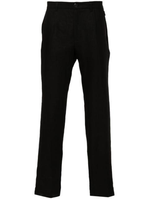 linen tailored trousers by DOLCE&GABBANA