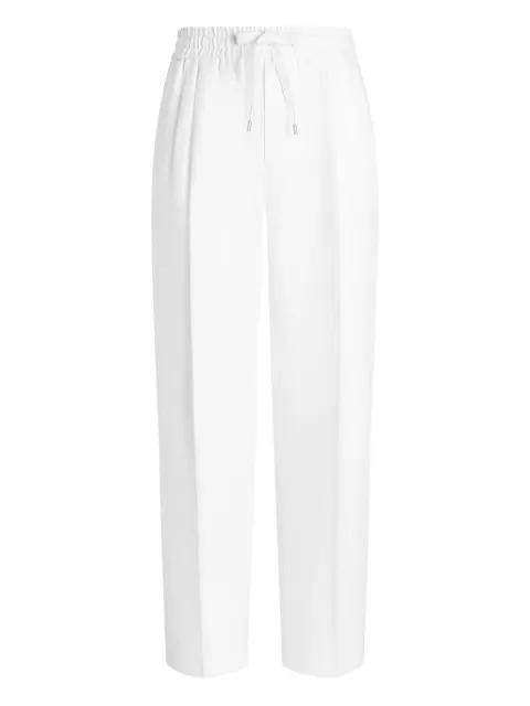 linen tapered trousers by DOLCE&GABBANA
