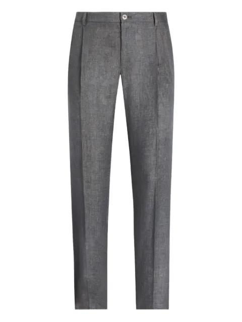 linen trousers by DOLCE&GABBANA