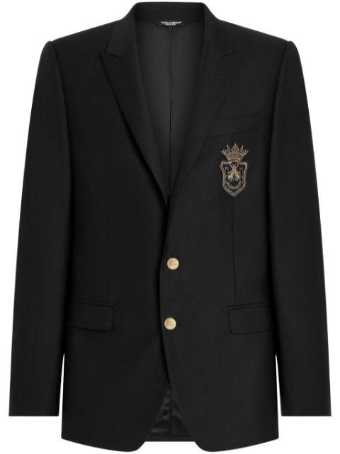 logo-appliqué blazer by DOLCE&GABBANA