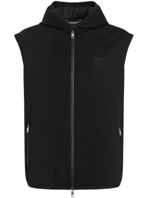 logo-appliqué gilet by DOLCE&GABBANA