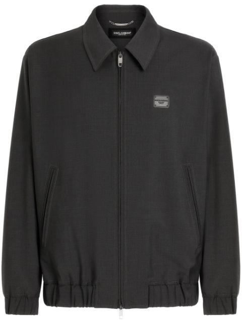 logo-appliqué jacket by DOLCE&GABBANA