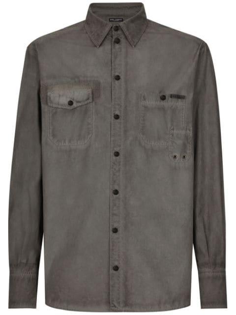 logo-appliqué shirt by DOLCE&GABBANA