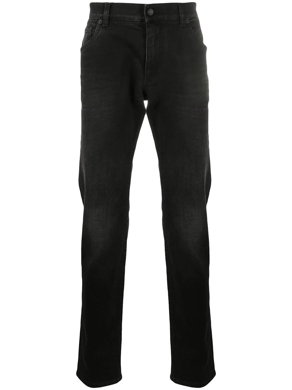 logo-appliqué slim-cut jeans by DOLCE&GABBANA