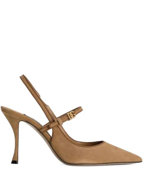 logo-appliqué slingback pumps by DOLCE&GABBANA