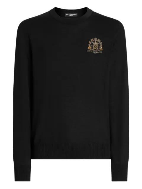logo-appliqué sweater by DOLCE&GABBANA
