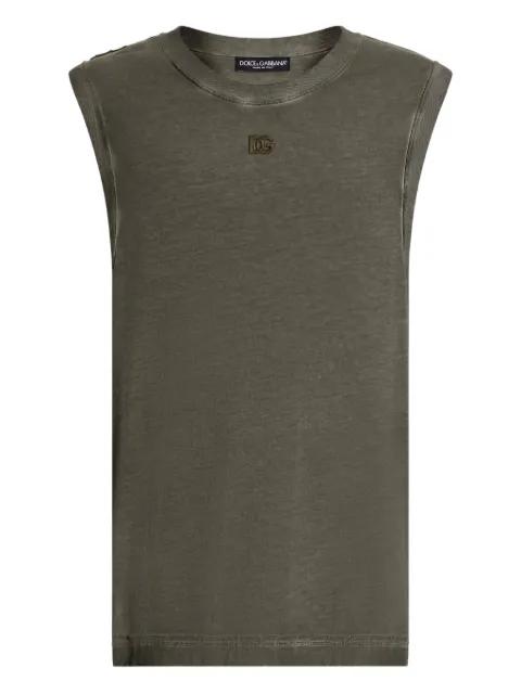 logo-appliqué top by DOLCE&GABBANA