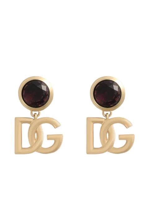logo clip earrings by DOLCE&GABBANA