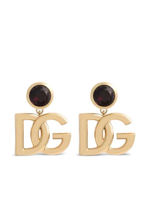 logo clip earrings by DOLCE&GABBANA