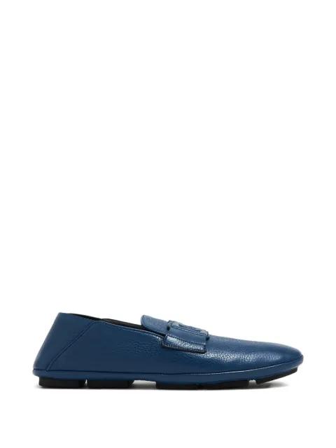 logo deerskin driver shoes by DOLCE&GABBANA