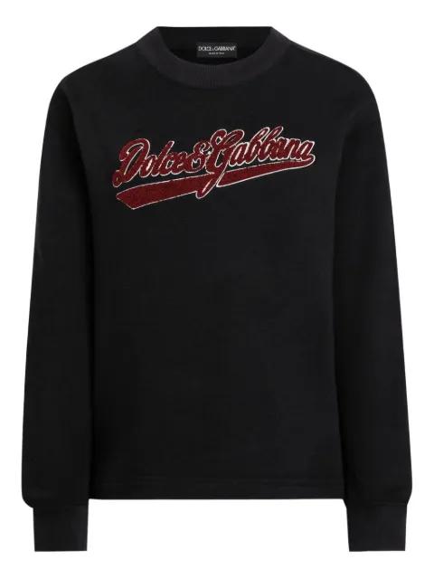 logo-embellished sweatshirt by DOLCE&GABBANA
