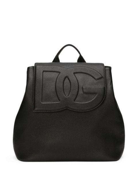 logo-embossed leather backpack by DOLCE&GABBANA