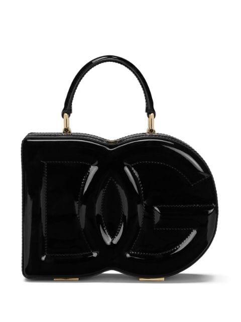 logo-embossed leather tote bag by DOLCE&GABBANA