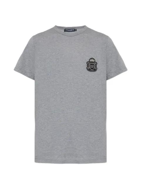 logo-embroidered T-shirt by DOLCE&GABBANA