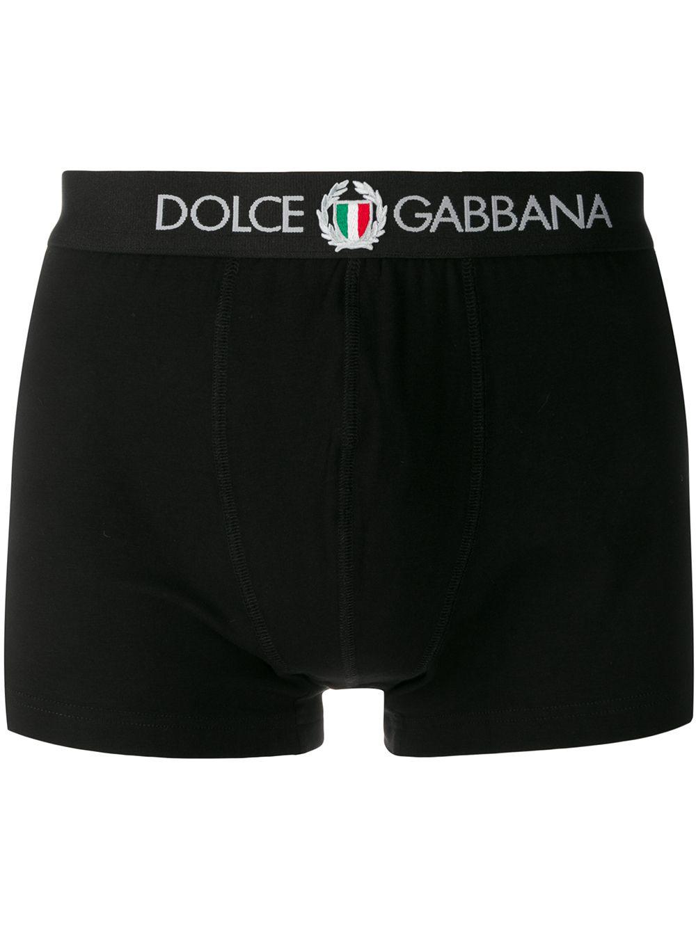 logo embroidered boxers by DOLCE&GABBANA