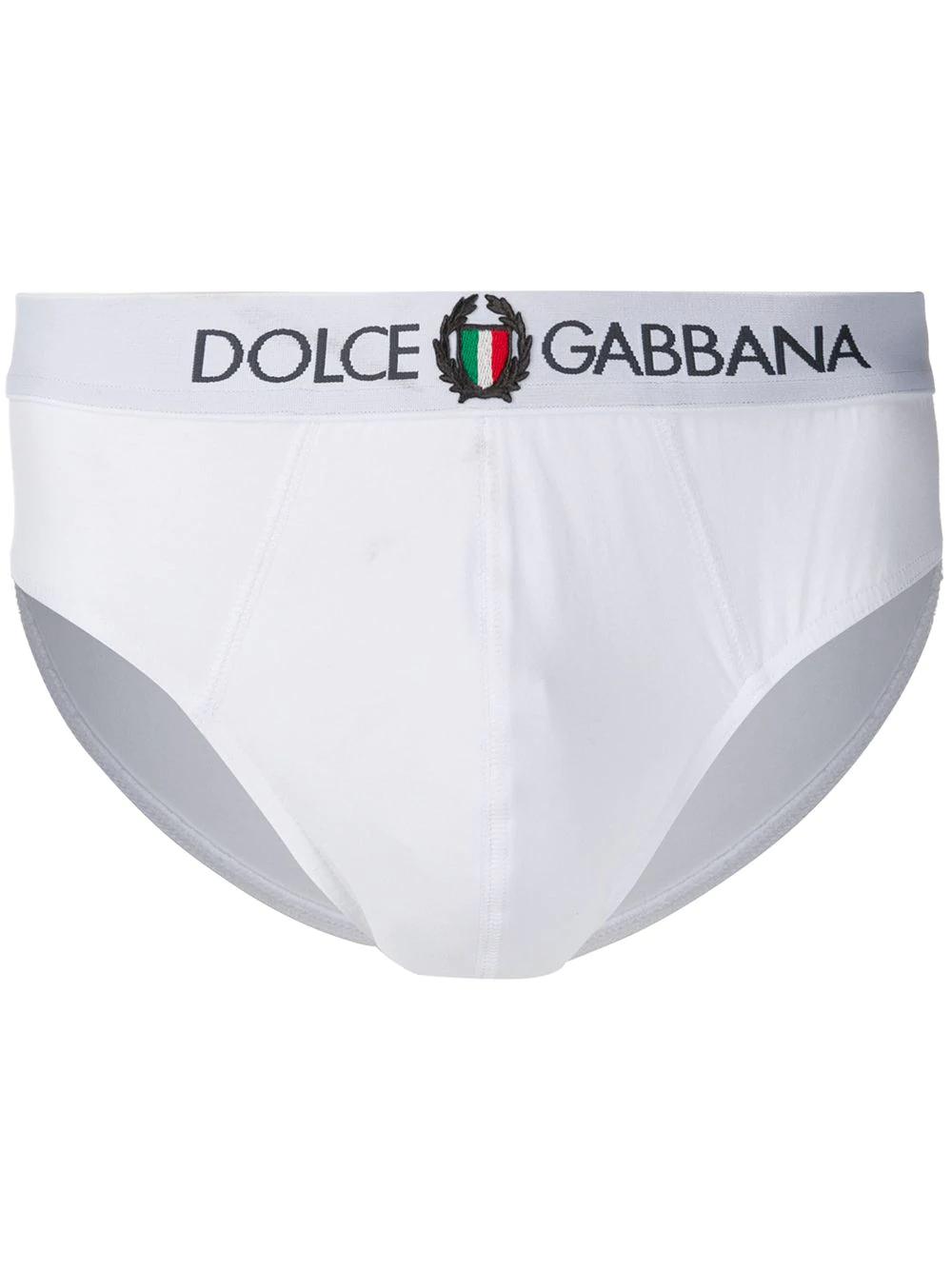 logo embroidered briefs by DOLCE&GABBANA