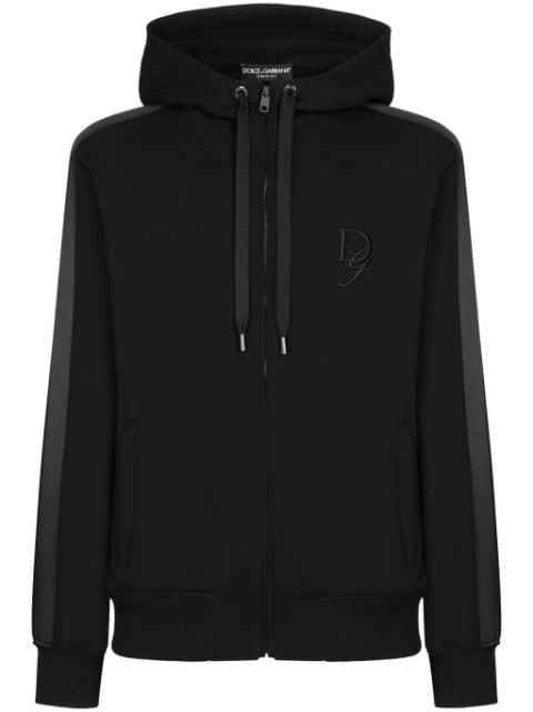 logo-embroidered hoodie by DOLCE&GABBANA