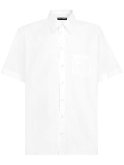 logo-embroidered shirt by DOLCE&GABBANA