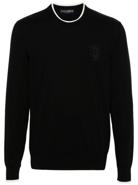 logo-embroidered sweater by DOLCE&GABBANA