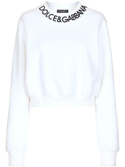 logo-embroidered sweatshirt by DOLCE&GABBANA