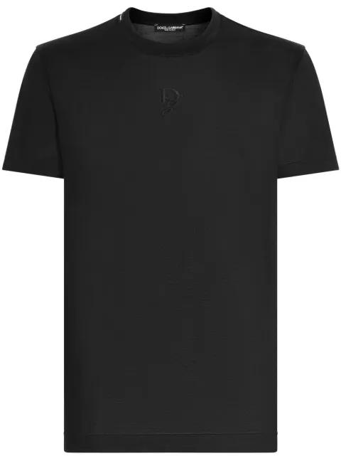 logo-embroidery T-shirt by DOLCE&GABBANA