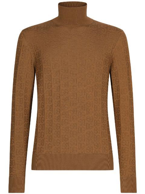 logo-embroidery knitted top by DOLCE&GABBANA