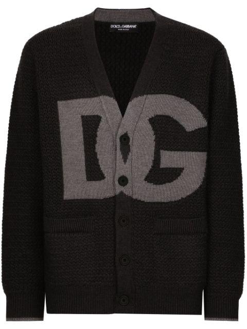 logo-intarsia cardigan by DOLCE&GABBANA