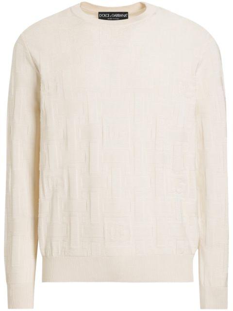 logo-jacquard sweatshirt by DOLCE&GABBANA