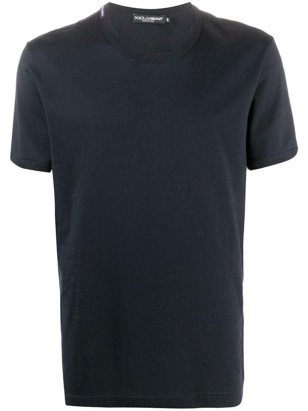 logo label V-neck T-shirt by DOLCE&GABBANA