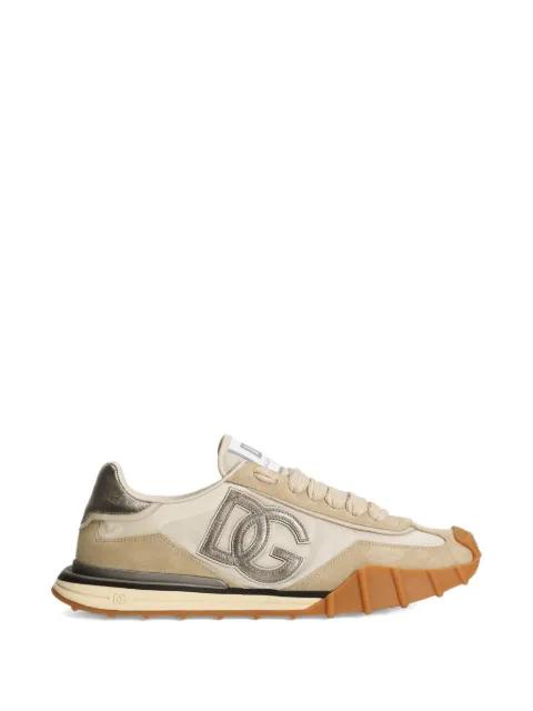 logo lace-up sneakers by DOLCE&GABBANA