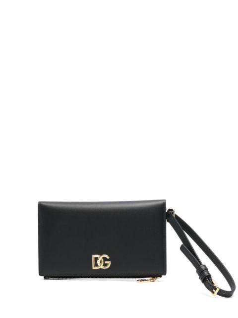 logo-lettering clutch bag by DOLCE&GABBANA