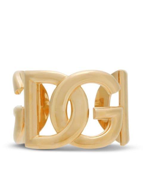 logo-lettering cuff bracelet by DOLCE&GABBANA