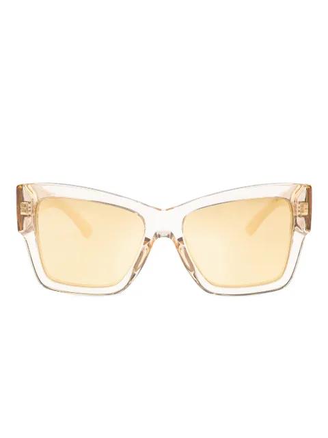 logo-lettering sunglasses by DOLCE&GABBANA