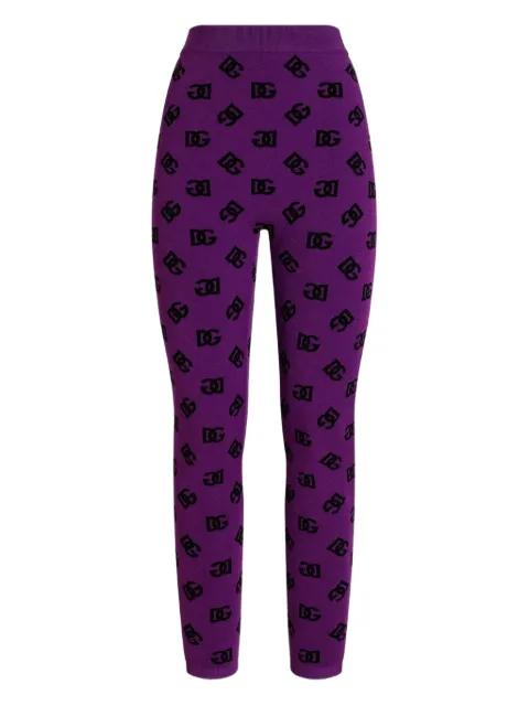 logo-motif leggings by DOLCE&GABBANA