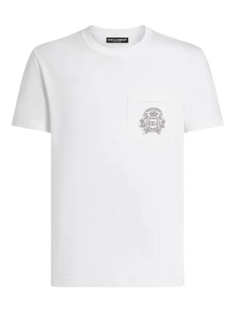 logo-patch T-shirt by DOLCE&GABBANA