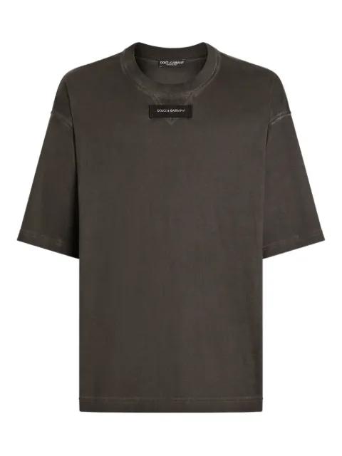logo-patch T-shirt by DOLCE&GABBANA
