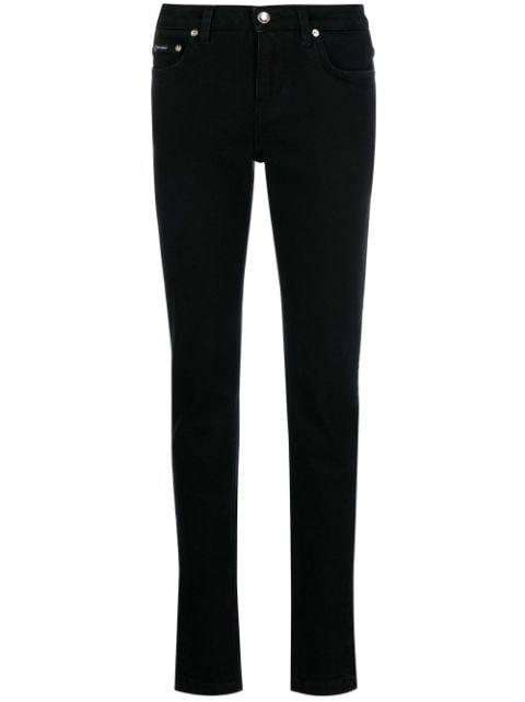 logo-patch denim jeans by DOLCE&GABBANA