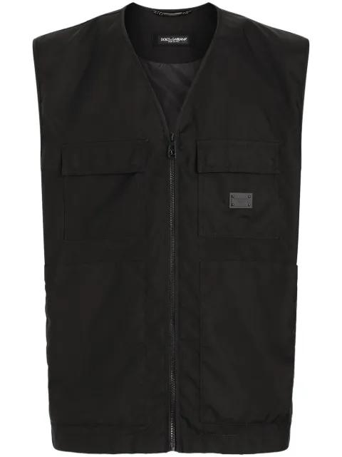 logo-patch gilet by DOLCE&GABBANA