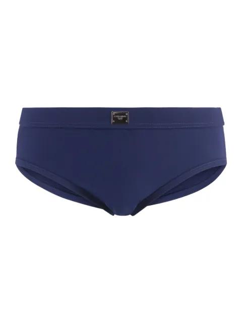 logo-patch swim trunks by DOLCE&GABBANA